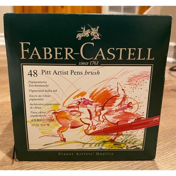 Faber-Castel Pitt Artist Brush Pens (48 Pack), Multicolor - Picture 2 of 7